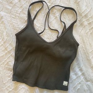 Vuori Ribbed Crop Tank